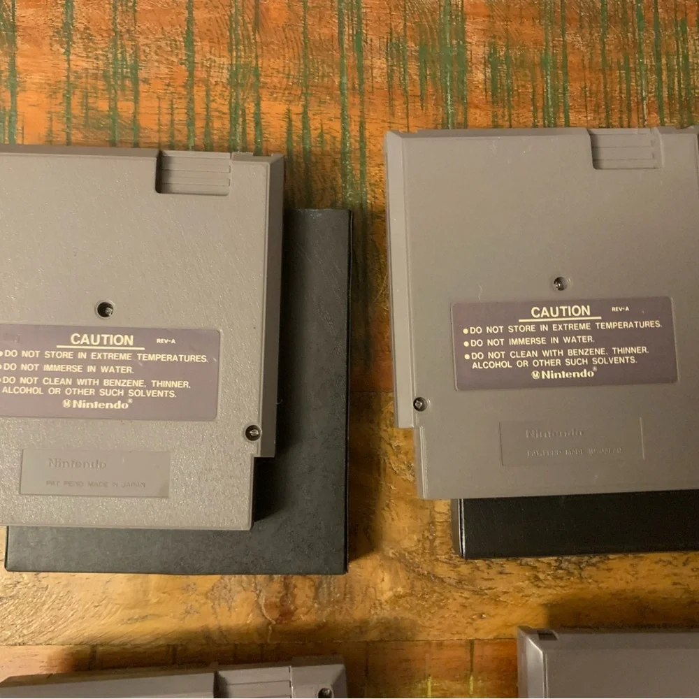 11 NES Vintage Nintendo Video Games Lot Bundle Soccer Mario Golf Vegas Jordan 23
